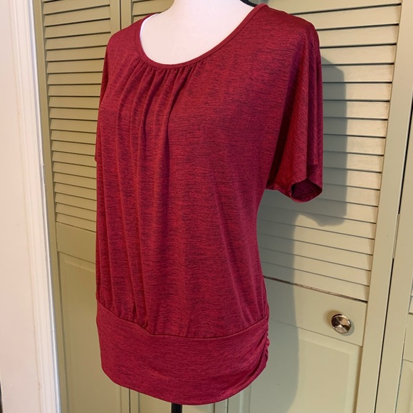 Dolman Sleeve Blouse with Lattice Back - Picture 6 of 8